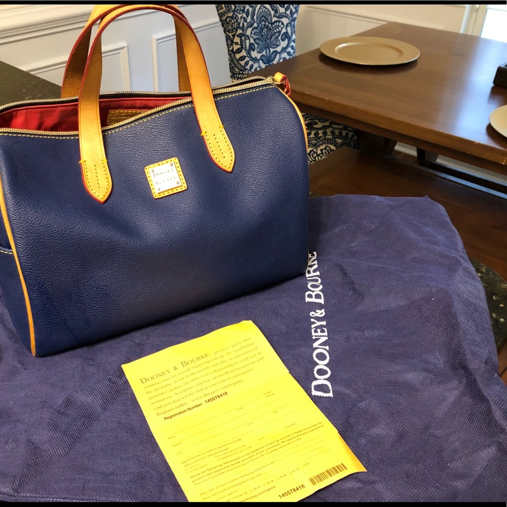D&B Patterson Leather Kendra Satchel..